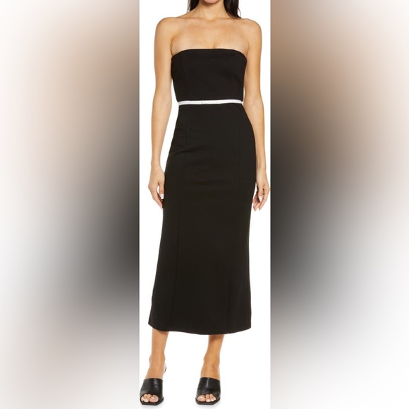 STAUD Honeydew Strapless Dress - Picture 9 of 13